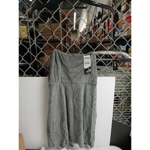 NWT Zumiez Women Velour grey tank dress size Medium